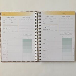 NEW NWT inkWELL Press | beWELL™ Health,Fitness, Nutrition, Diet Planner